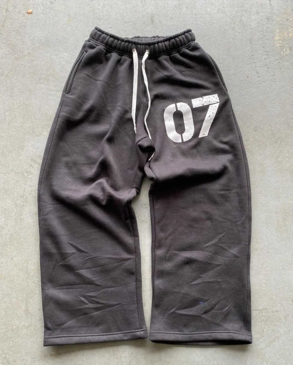 Hip-hop 07 digital sports sweatpants zip-up hoodies