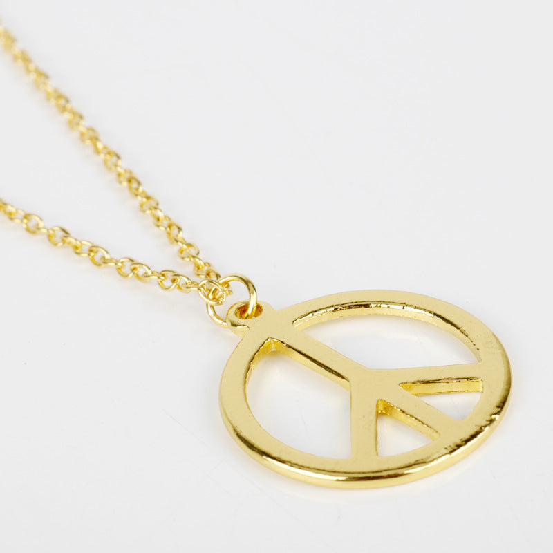 peace sign necklace