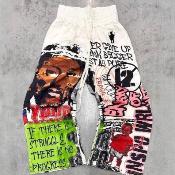 Cartoon short-sleeved printed T-shirt