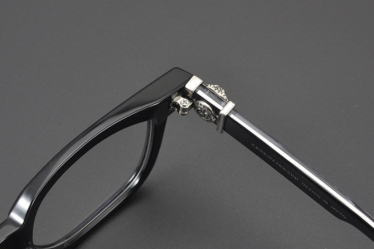 Chrome Hearts carved snake logo glasses