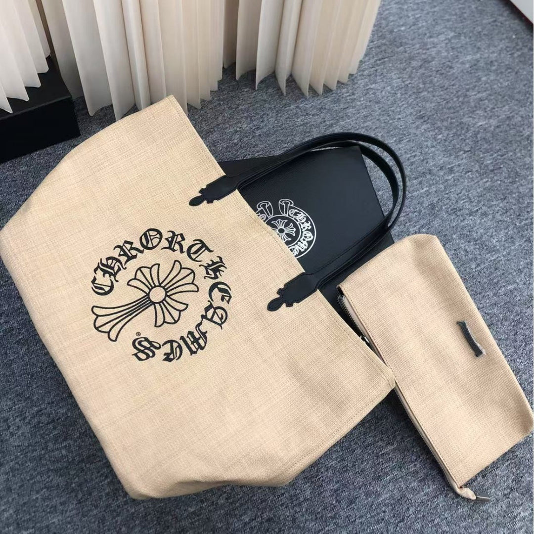 Chrome Hearts woven large capacity shoulder bag