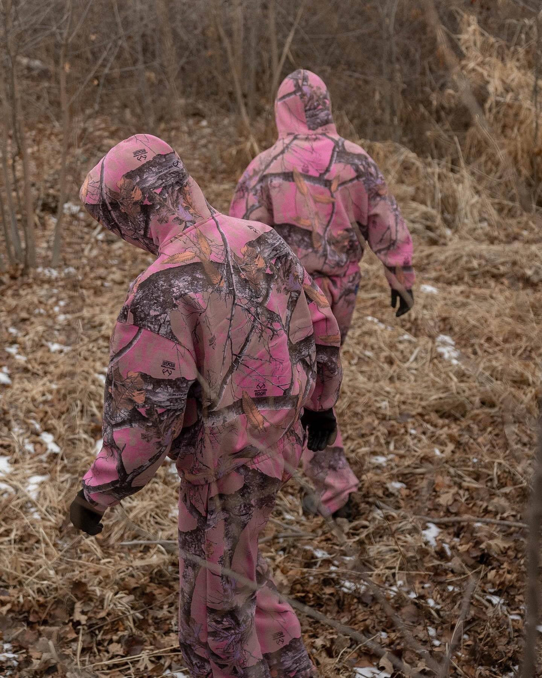 Y2K camouflage leaf hip-hop hoodie.