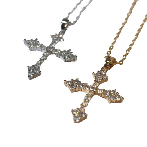 Diamond Cross Hip-Hop Necklace