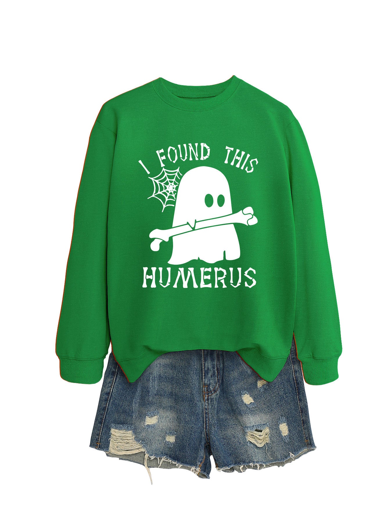 I FOUND THIS HUMERUS round neck loose sweatshirt