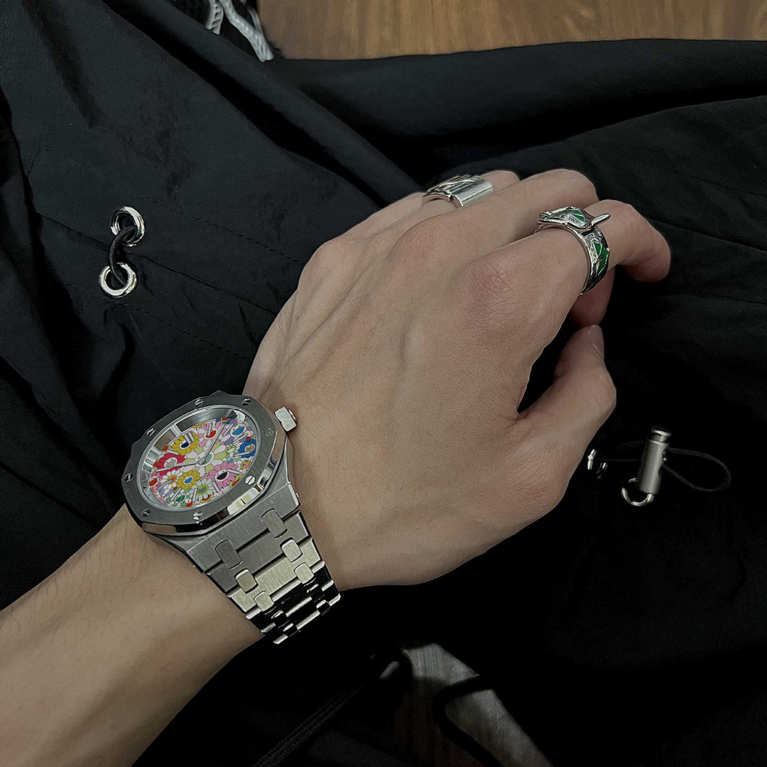 Sunflower Design Sporty Watch Luminous and Waterproof