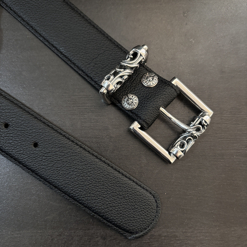 Chrome Hearts Retro Cross Buckle Belt