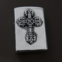 chrome hearts flame cross sword tongue anchor retro lighter