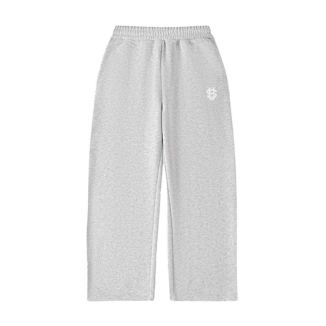 Hip Hop High Street Embroidered Sweatpants, Casual Pants