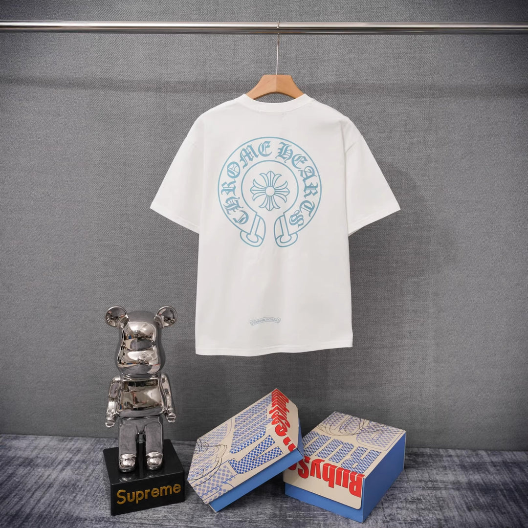 Chrome Hearts Summer Short-Sleeve Printed T-Shirt