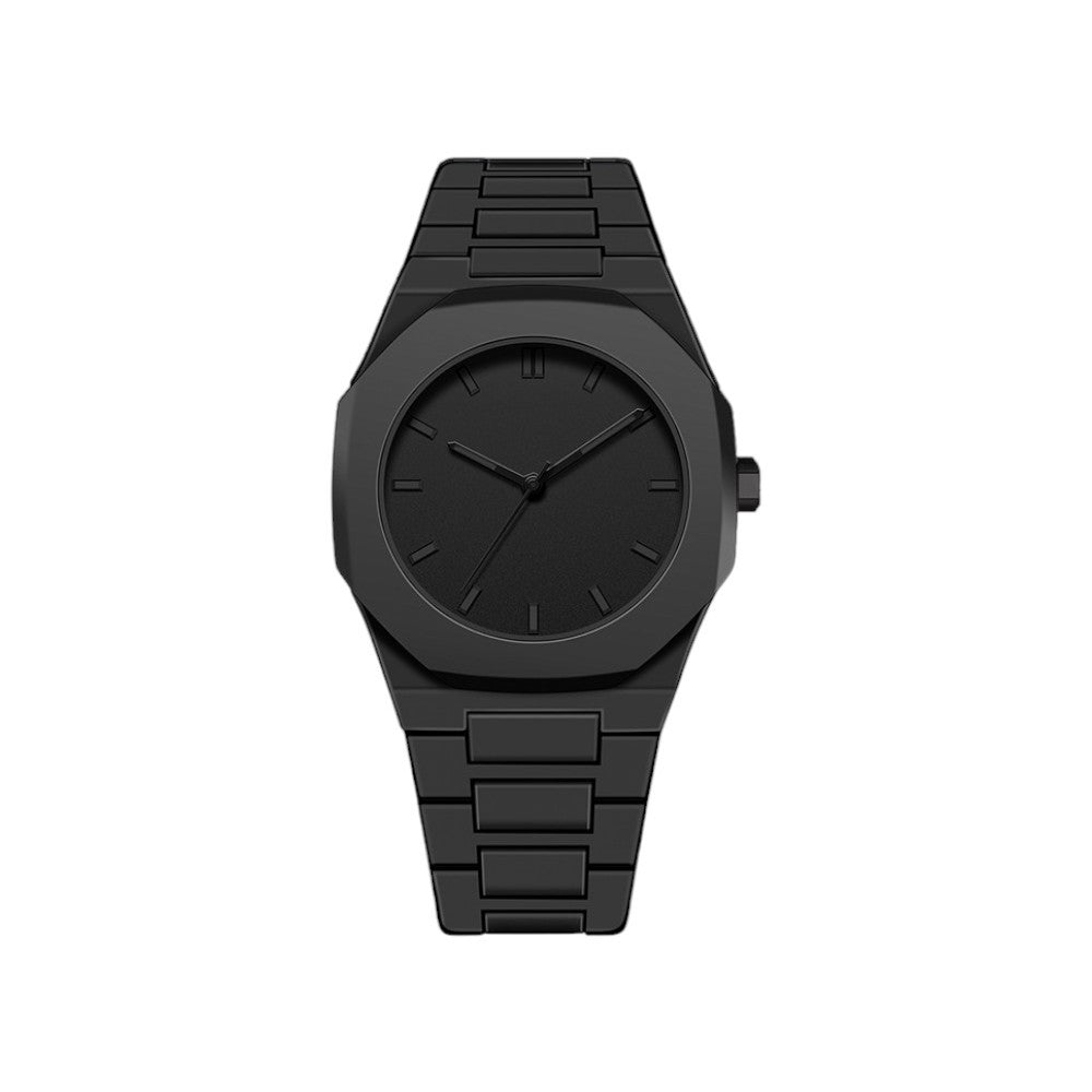 Sports-Style Waterproof Plastic Watch with Arabic Numerals