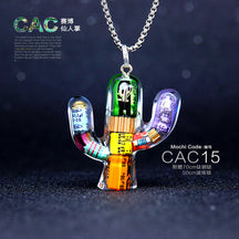 Original Cactus Necklace Delicate Cyberpunk Clavicle Chain