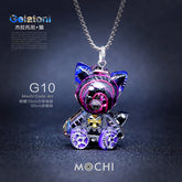 Gera Tony the Cat Cyberpunk Disney Necklace Pendant Keychain