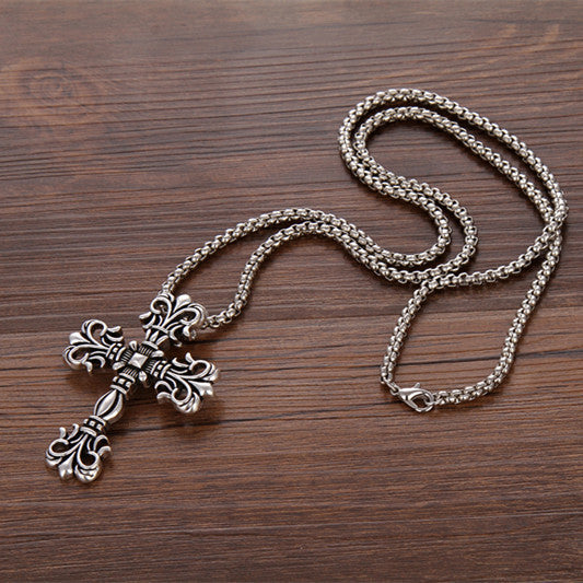 Chrome Hearts Large Cross Necklace