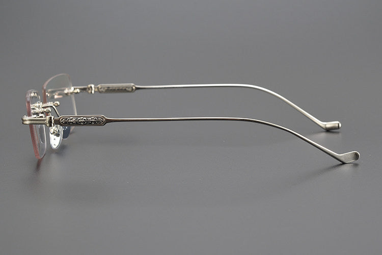 Chrome Hearts Engraved Rimless Frames