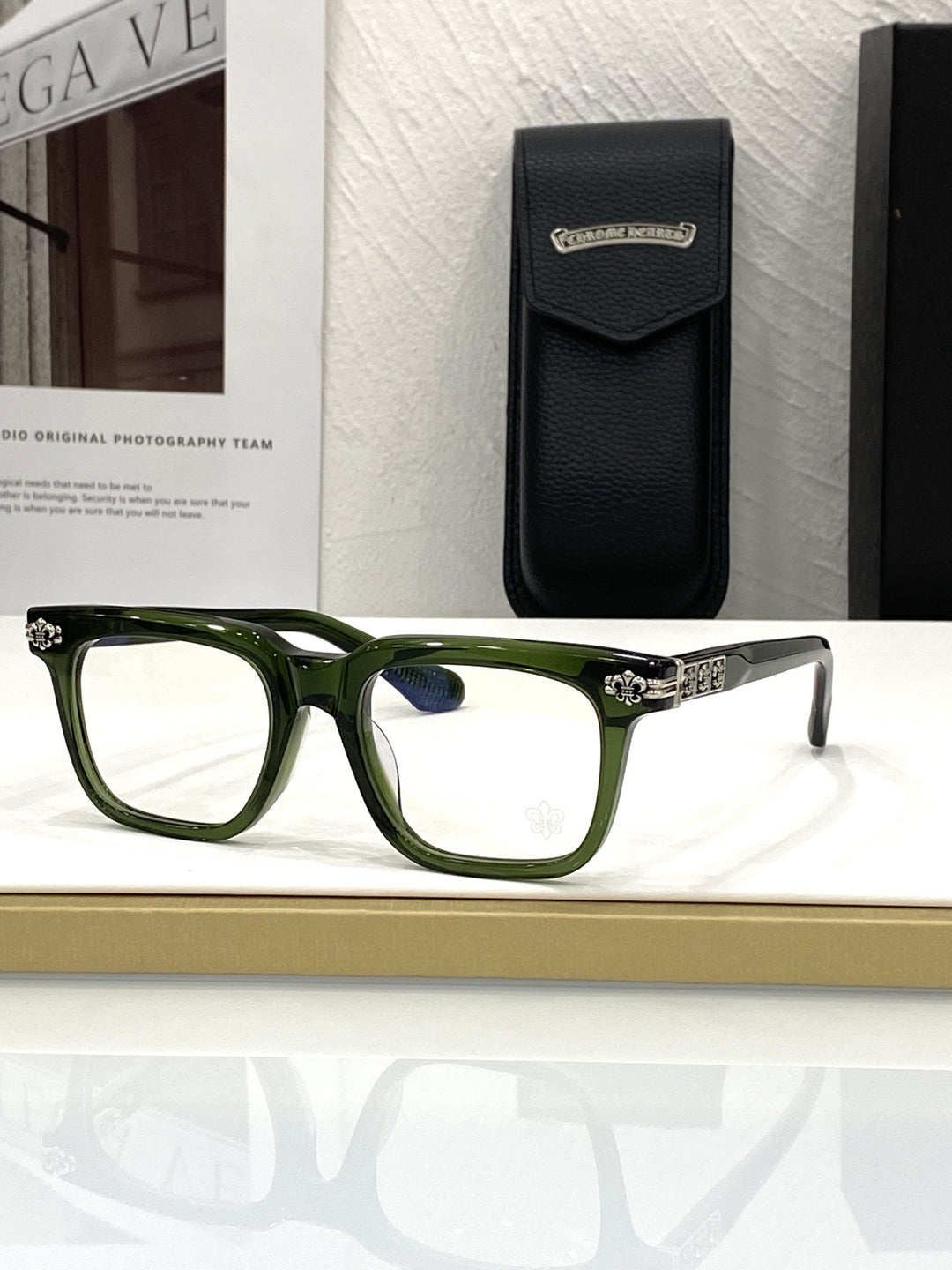 Chrome Hearts hand polished and manufactured glasses