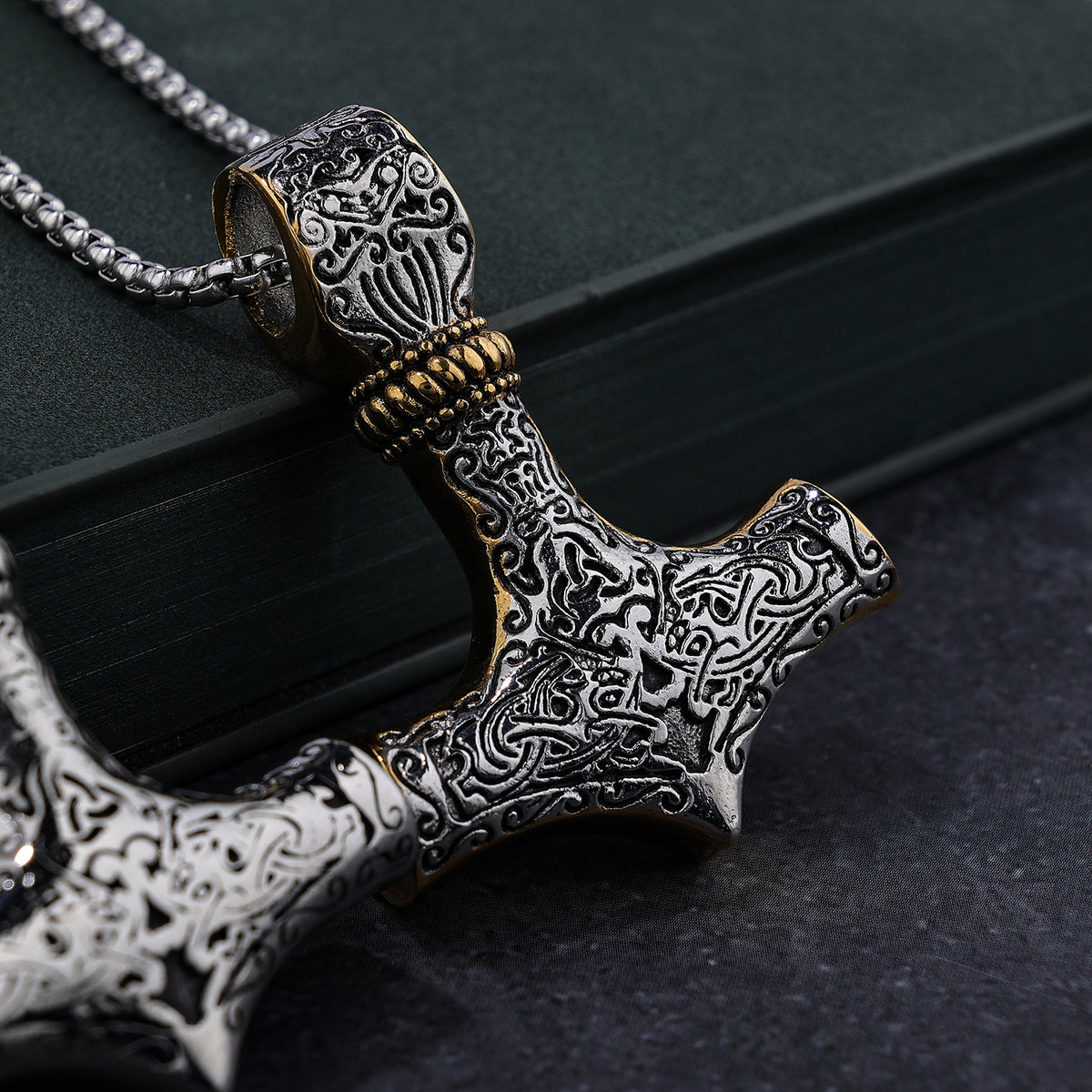 Viking mjolnir necklace