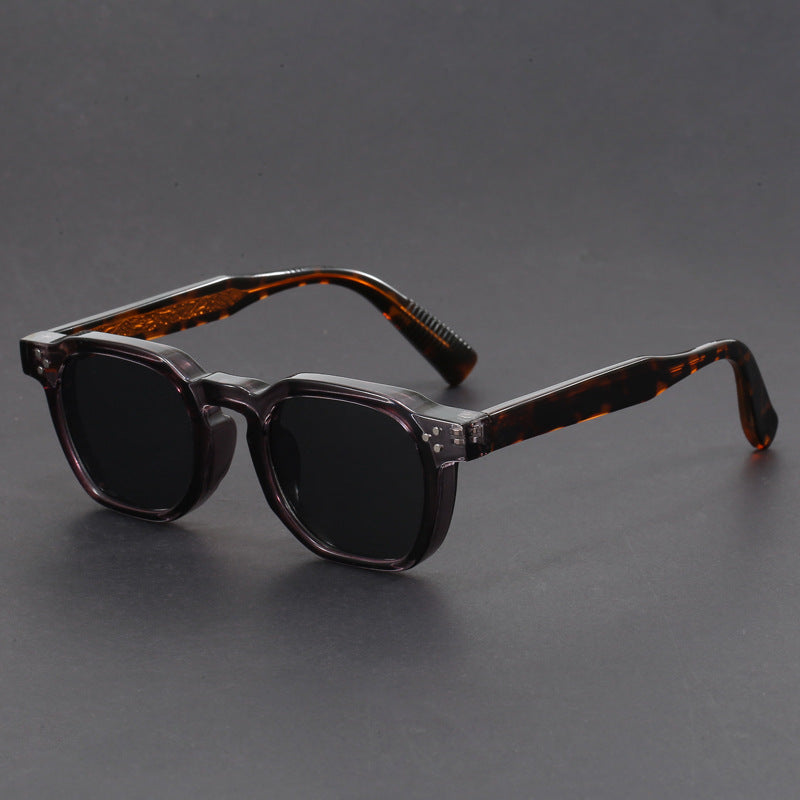 retro thick frame UV400 protection sunglasses