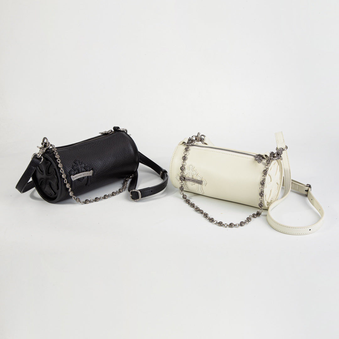 Chrome Hearts cross pencil mini cylindrical handbag