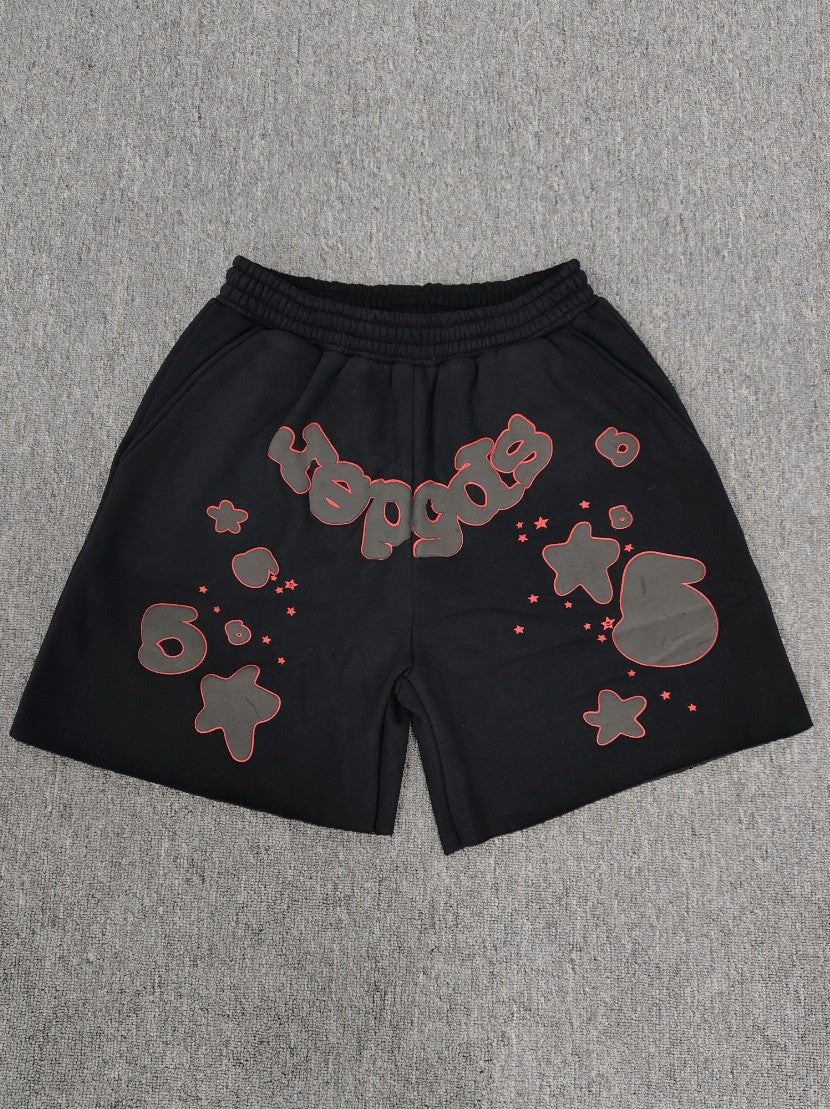 Sp5der retro drawstring basketball shorts