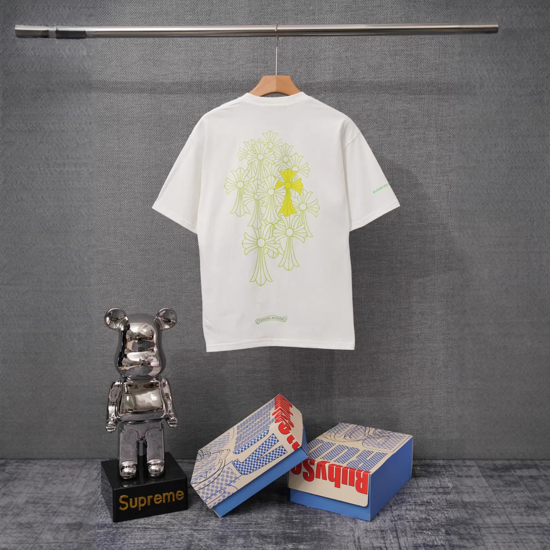 Chrome Hearts Summer Short-Sleeve Printed T-Shirt