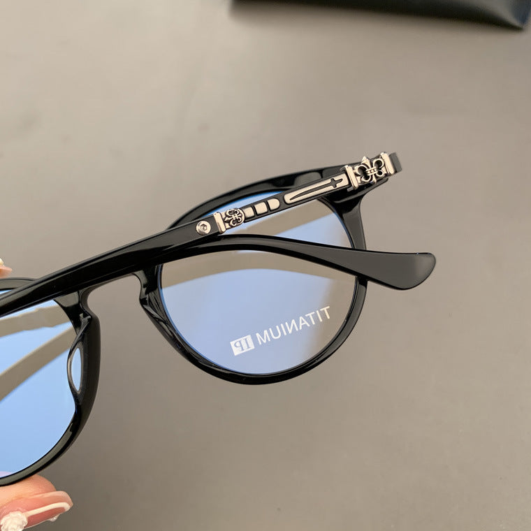 Chrome Hearts retro large frame versatile glasses