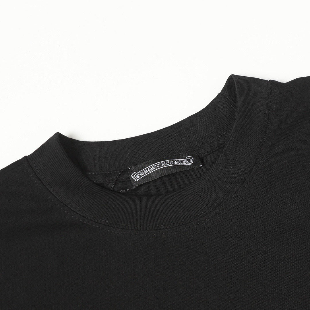 Chrome Hearts Personalized Cross Print Short-Sleeve T-Shirt