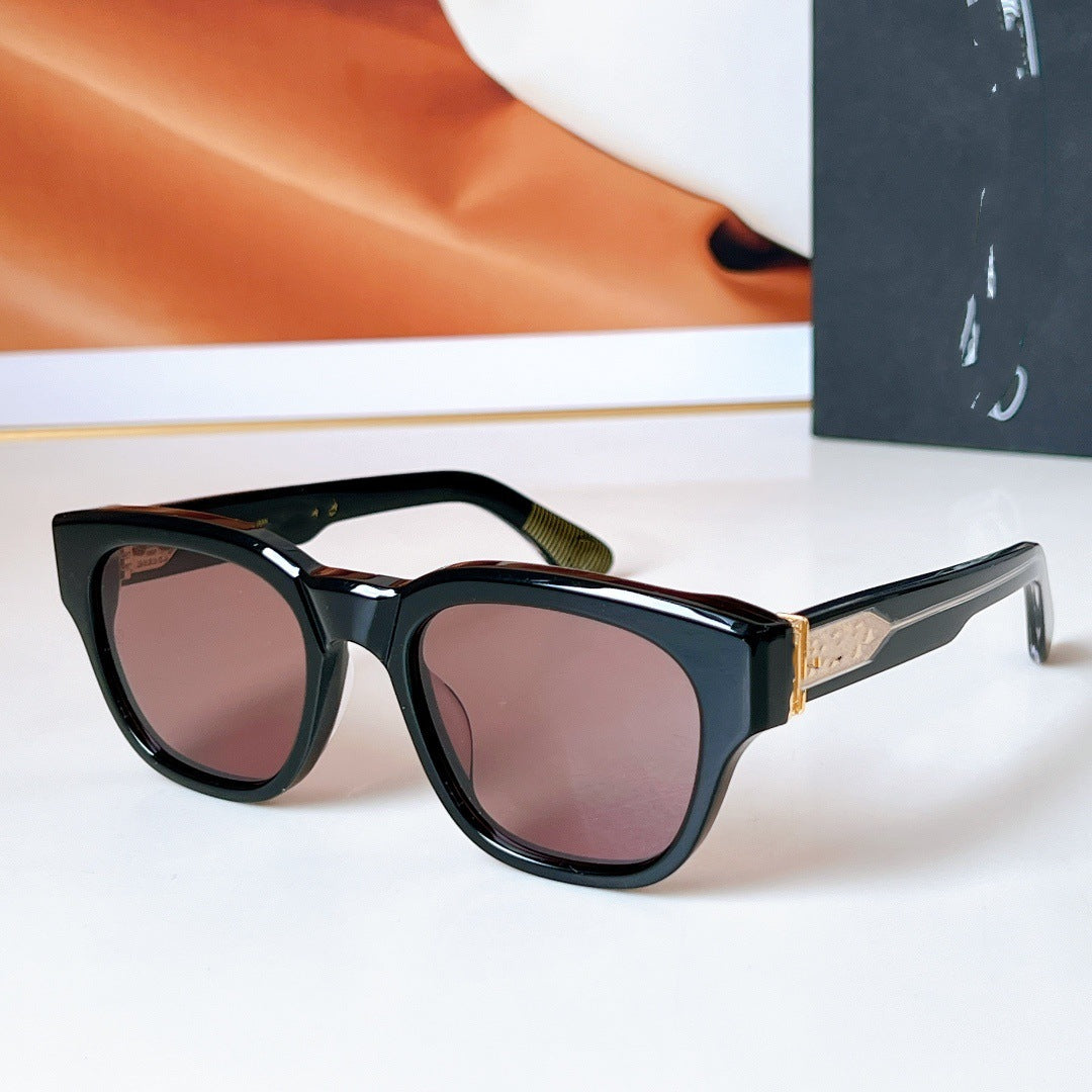 Chrome Hearts Round-Frame Sunglasses for Trendy Men