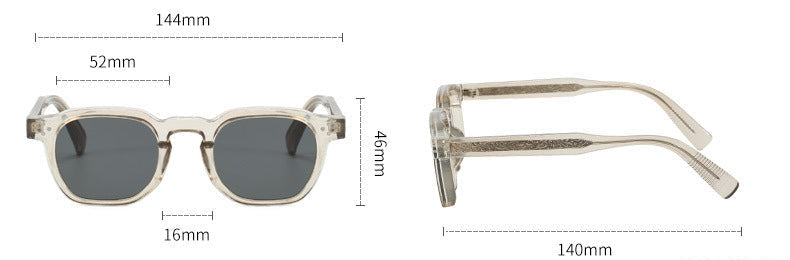 Classic retro square blue light blocking glasses