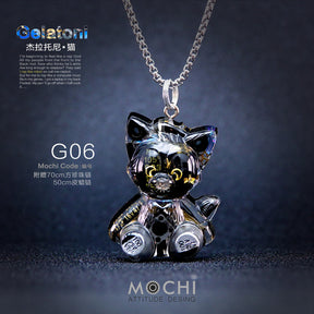 Gera Tony the Cat Cyberpunk Disney Necklace Pendant Keychain