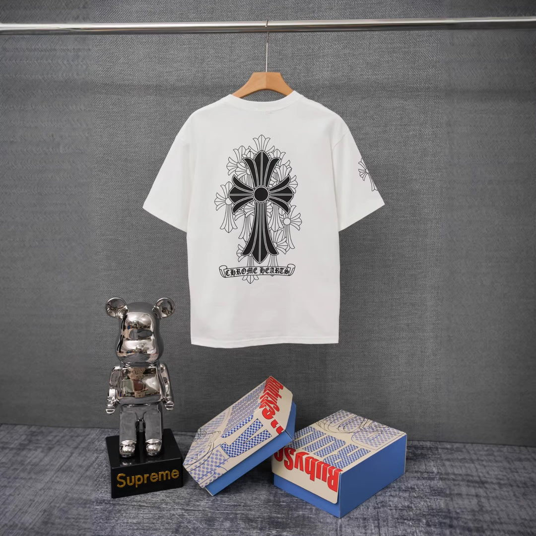 Chrome Hearts Summer Printed Short-Sleeve T-Shirt