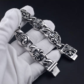 chrome hearts cross anchor love bracelet