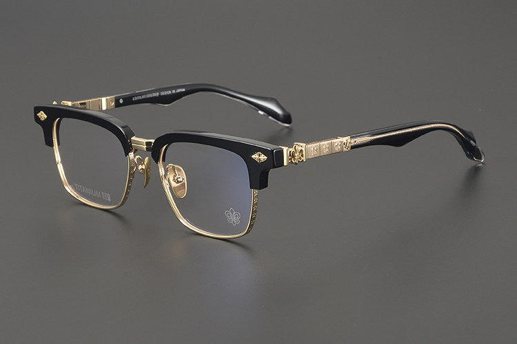 Chrome Hearts Hand-Carved Business Eyeglasses