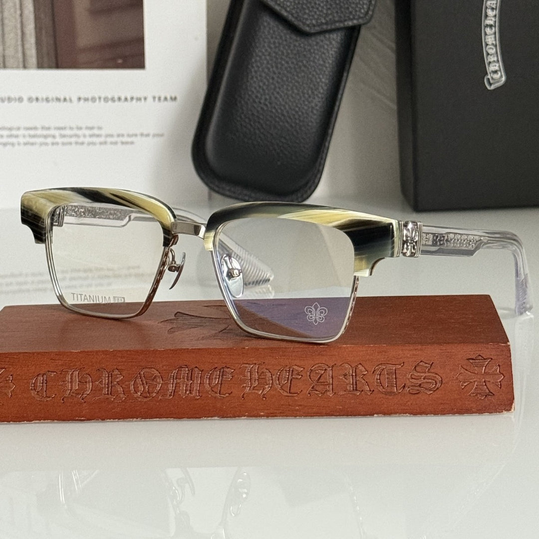 Chrome Hearts Heavy Industries Business Titanium Frame Eyeglasses