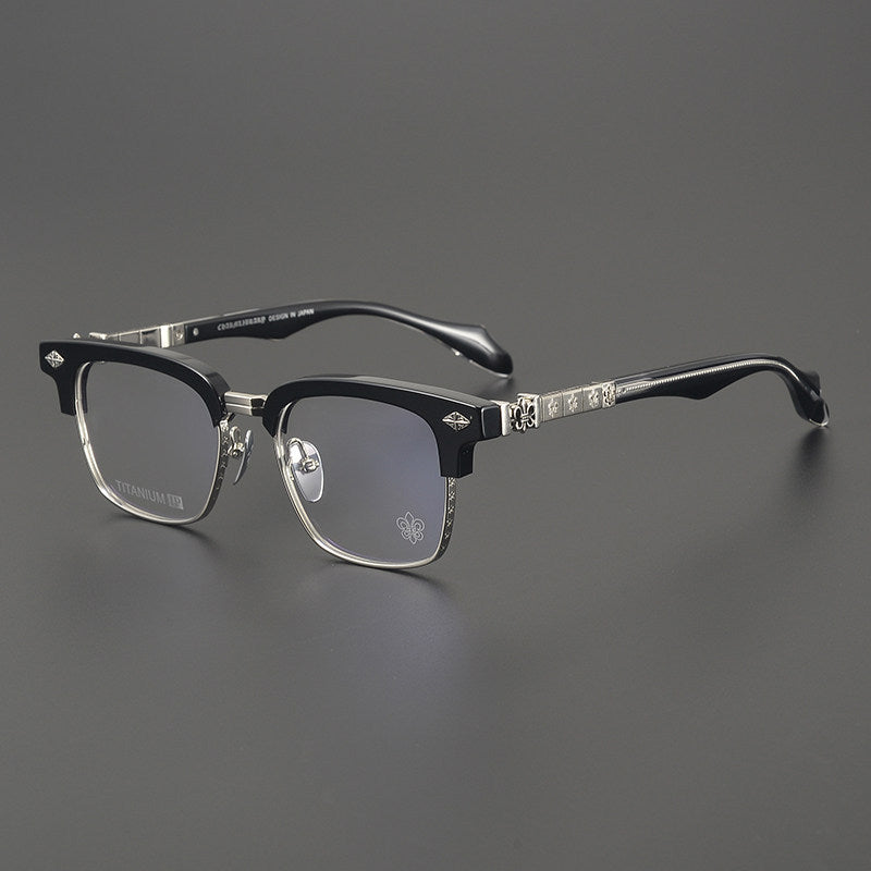 Chrome Hearts Hand-Carved Business Eyeglasses