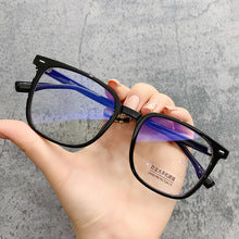 Black square frame TR90 eyeglasses frame
