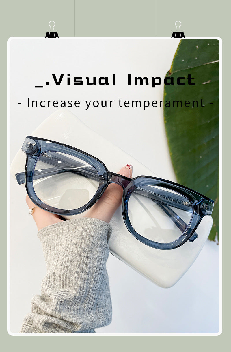 Classic Retro Thick-Frame TR90 Glasses