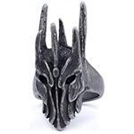 Nordic Stainless Steel Skull Ring Gothic Dark Aesthetic