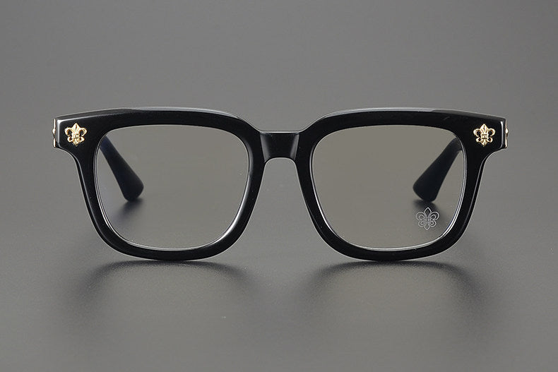 Chrome Hearts large frame clear lens glasses