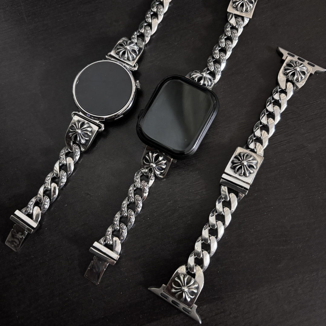Chrome Hearts Apple watch face watch band