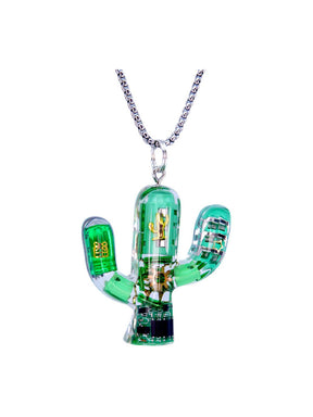 Original Cactus Necklace Delicate Cyberpunk Clavicle Chain