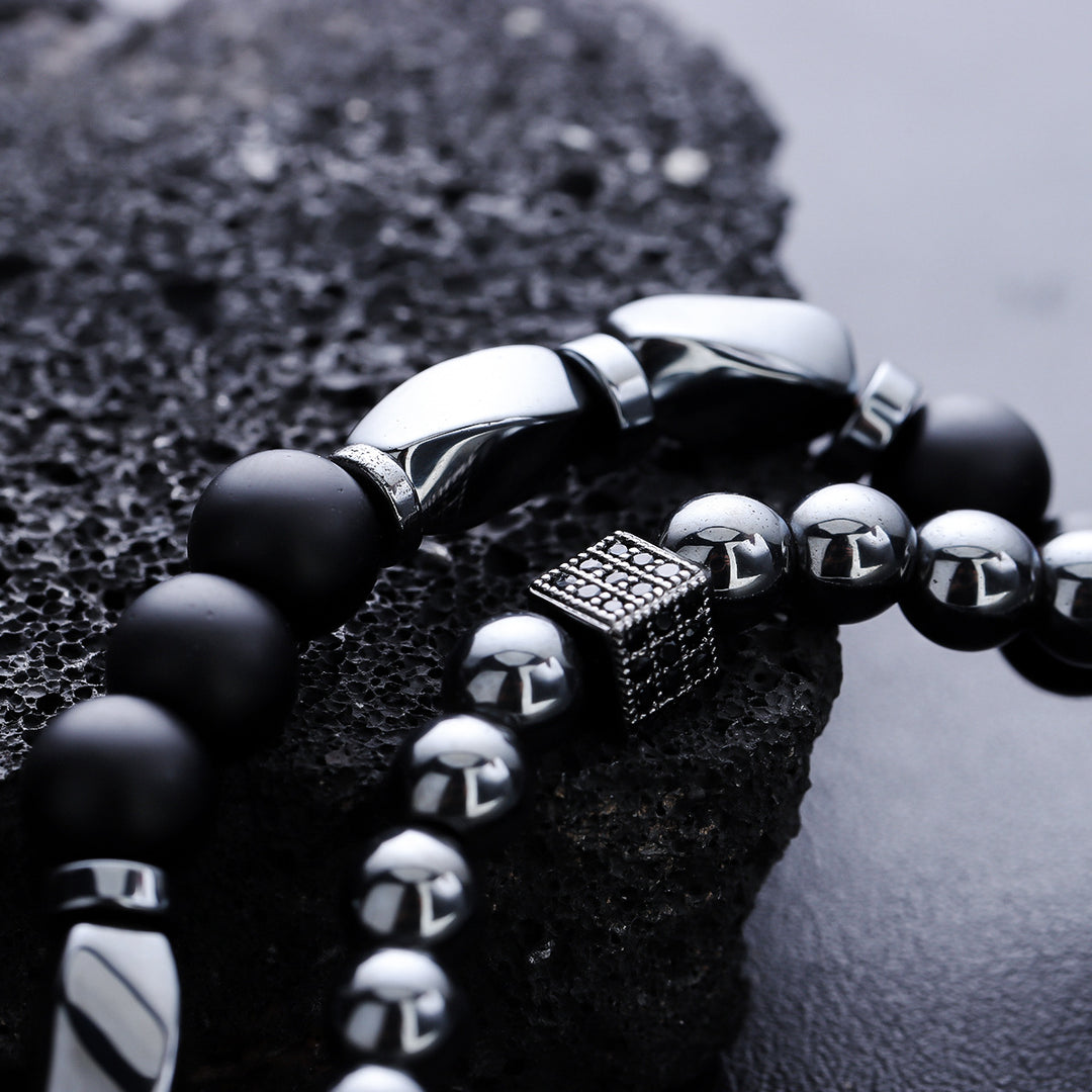 Twisted Hematite Bracelet