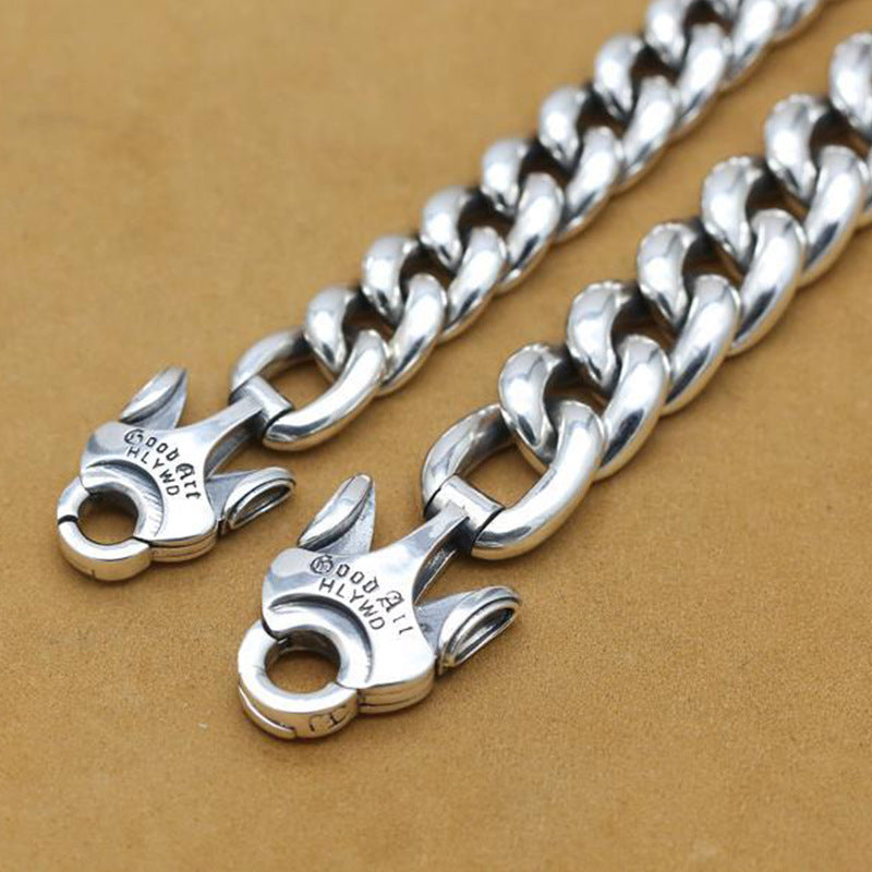 Cherry Blossom Domineering Retro Cuban Bracelet