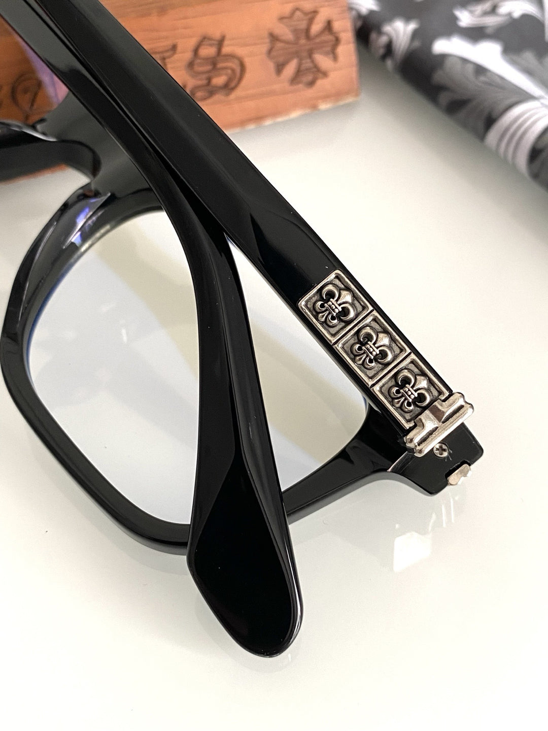 Chrome Hearts hand polished and manufactured glasses