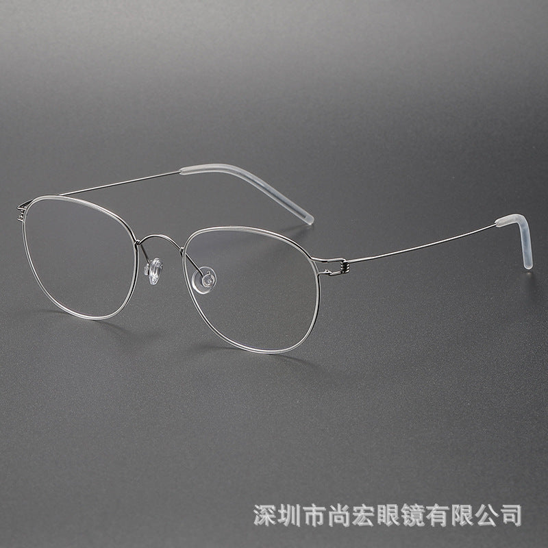 Artistic retro oval full-rimmed glasses frames