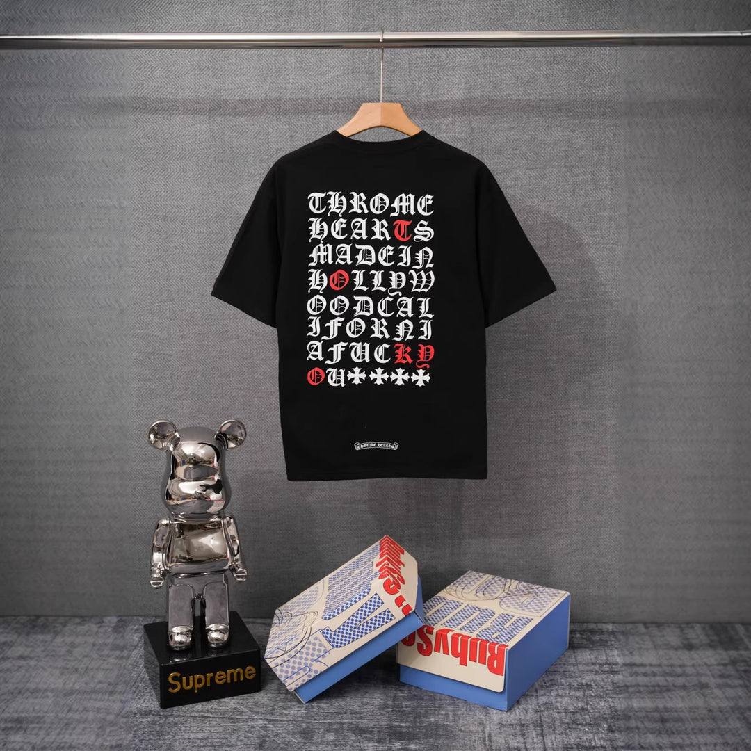 Chrome Hearts Summer Printed Short-Sleeve T-Shirt