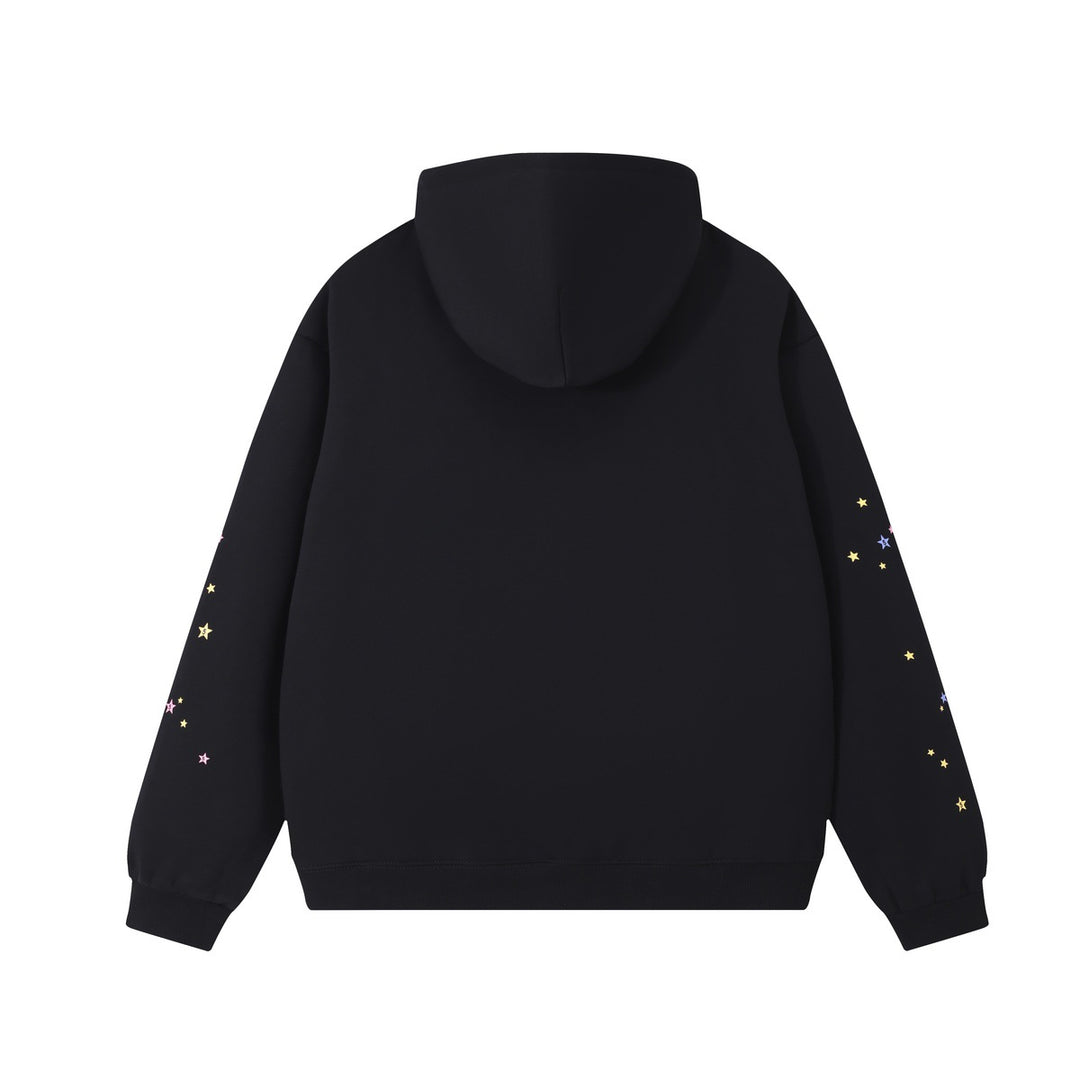 Sp5der foam letter 555 hoodie Pink Casual pants