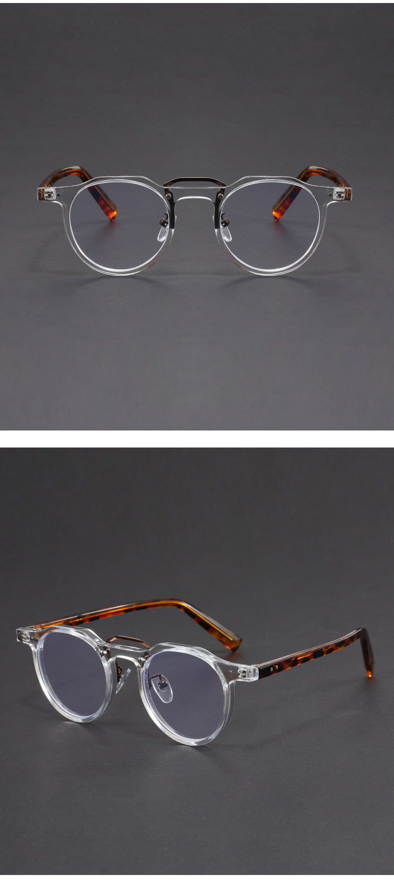 Hexagonal-rimmed aviator style sunglasses.