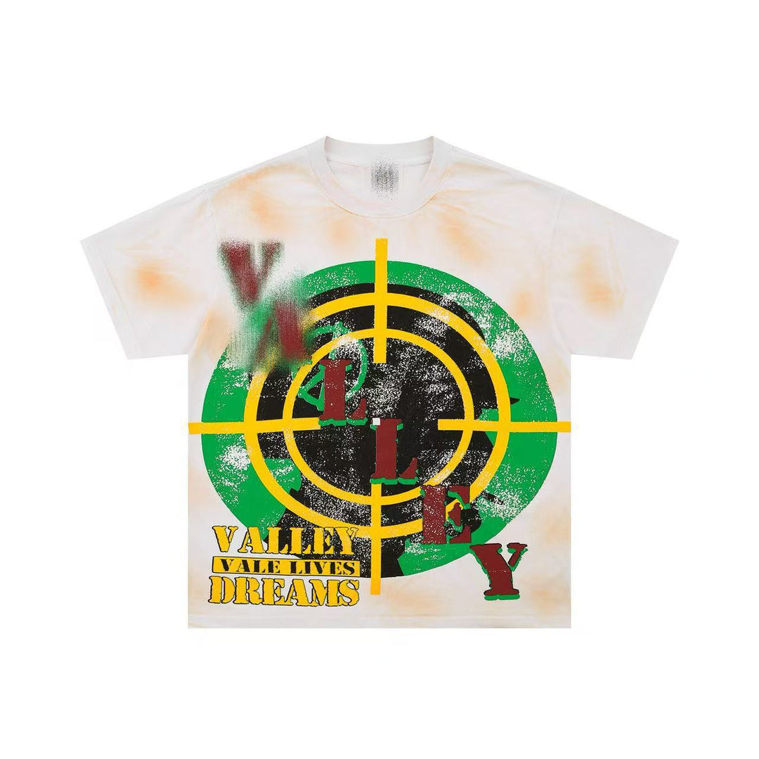 VAL Washed and Distressed Streetwear T-Shirt