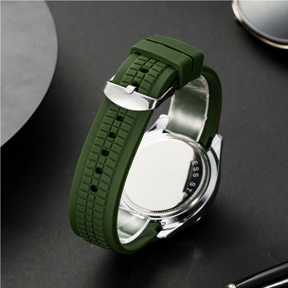 Grenade Luminous Silicone Strap Quartz Watch