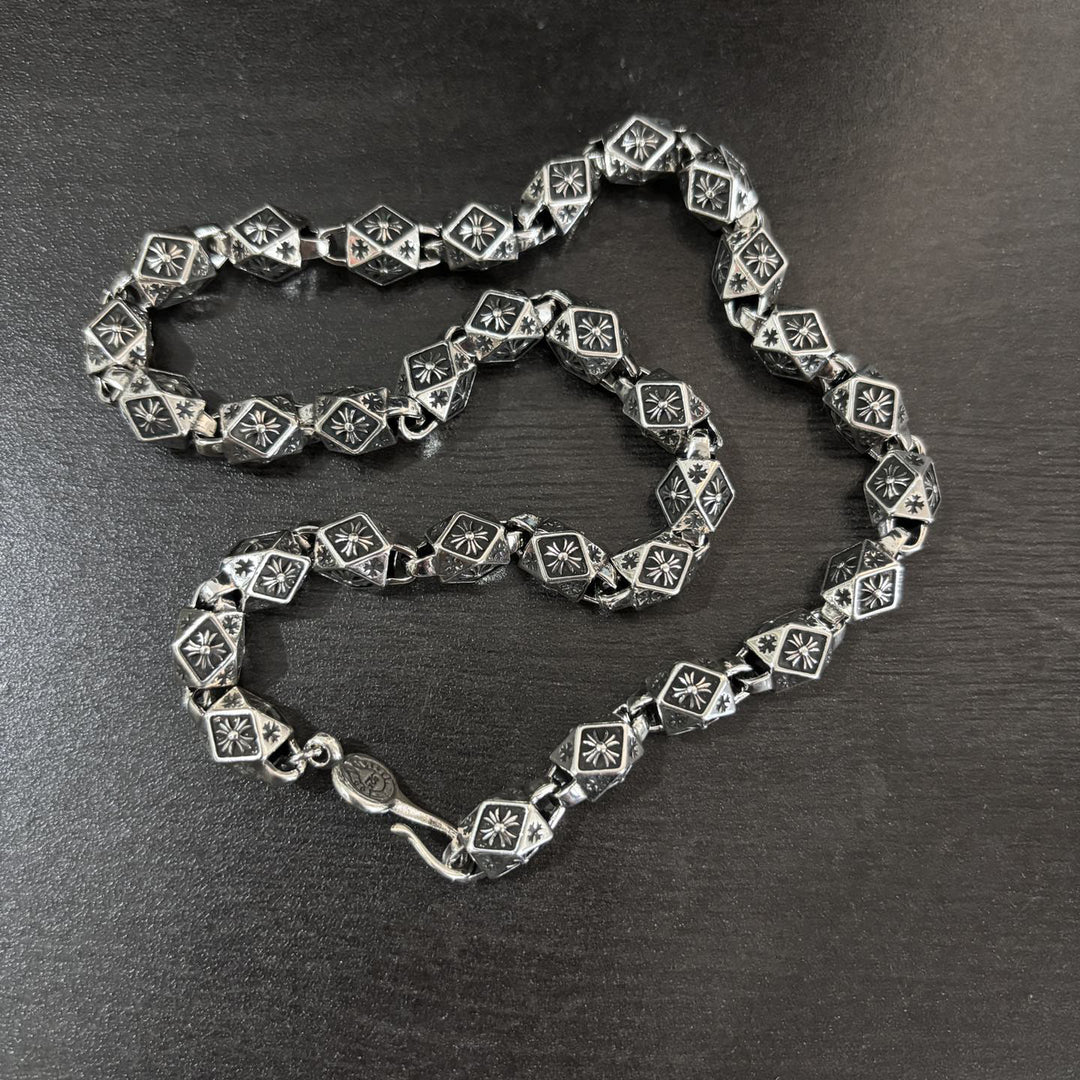Chrome Hearts Cross Hook Necklace
